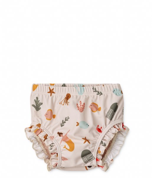 Liewood  Mila Baby Printed Swim Pants Mermaids / Sandy (1832)