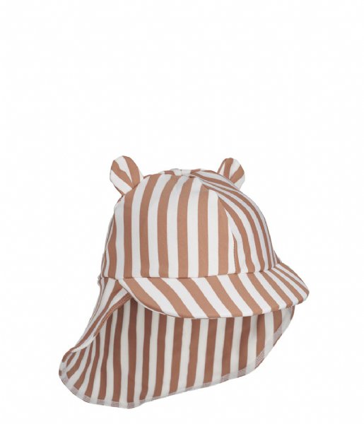 Liewood  Senia Sun Hat With Ears YD Stripe Tuscany Rose Creme De La Creme (1278)