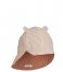 Liewood  Gorm Reversible Seersucker Sun Hat With Ears Y/D Stripe Tuscany rose / Sandy (2086)