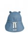 Liewood  Gorm Reversible Seersucker Sun Hat With Ears Y/D stripe: Blue wave/creme de la creme (0940)