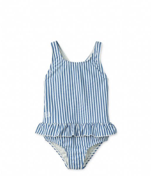Liewood  Amara Stripe Swimsuit Y/D Stripe Riverside/Creme de la creme (1872)