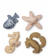 Liewood Dion Sea Creature Diving Toys 4-Pack Sea creature / Sandy (1032)