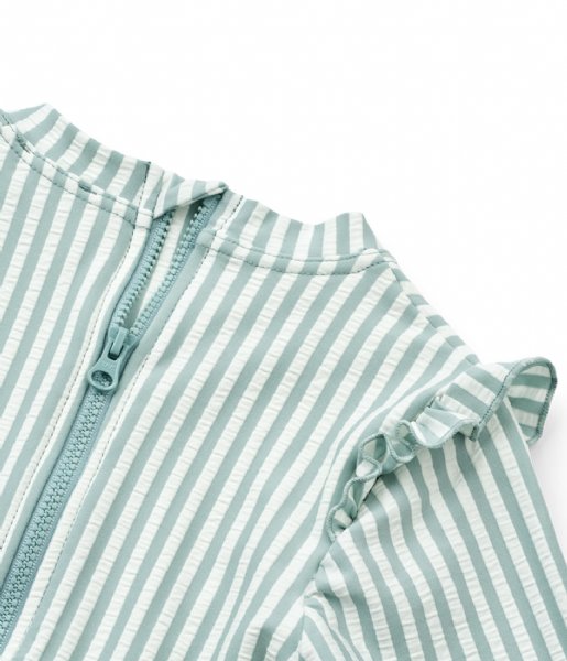 Liewood  Sille Seersucker Swimsuit Y/D stripe Sea blue/white (0935)