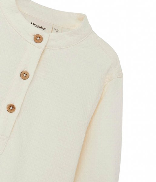 Lil Atelier  Davo Long Sleeve Loose Shirt Lil Turtledove