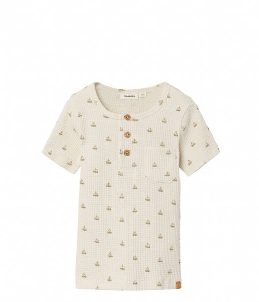 Lil Atelier  Nmmfrede Short Sleeve Top Turtledove (4447886)