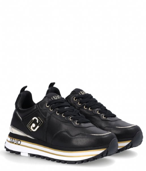 Liu Jo  Liu Jo Maxi Wonder 01 Sneaker Calf Black (22222)