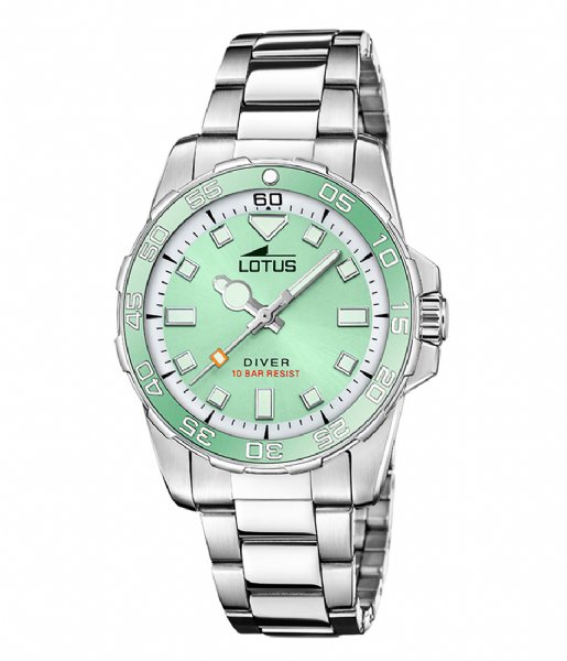 Lotus  18937/5 Silver Colored Green