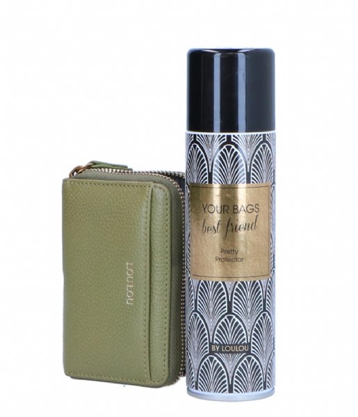 LouLou Essentiels Ritsportemonnee Robuste Olive (066)