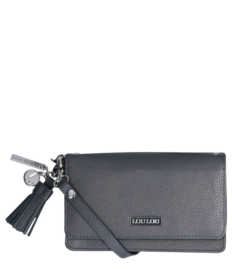 pewter color clutch purse