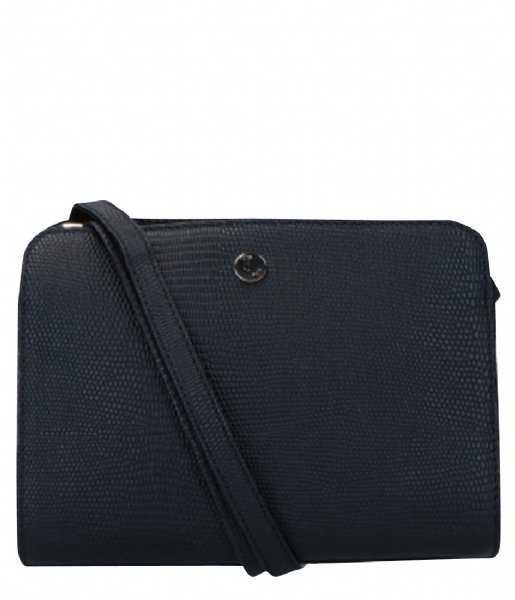 LouLou Essentiels  Bag Lovely Lizard Silver Colored Black