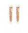 LUV AJ  Ballier Chain Studs Pink Gold Plated