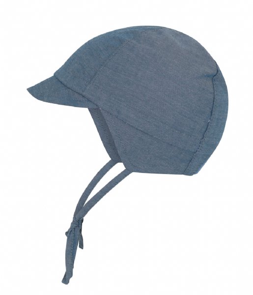 MP Denmark  Matti bonnet with cap Stone Blue (4222)