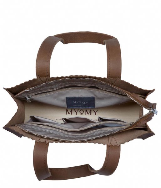 MYOMY Schoudertas MY PAPER BAG Handbag Hunter Original (774081)