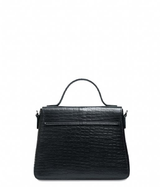 MYOMY Handtas Rose Handbag Mini Croco Black (3014)