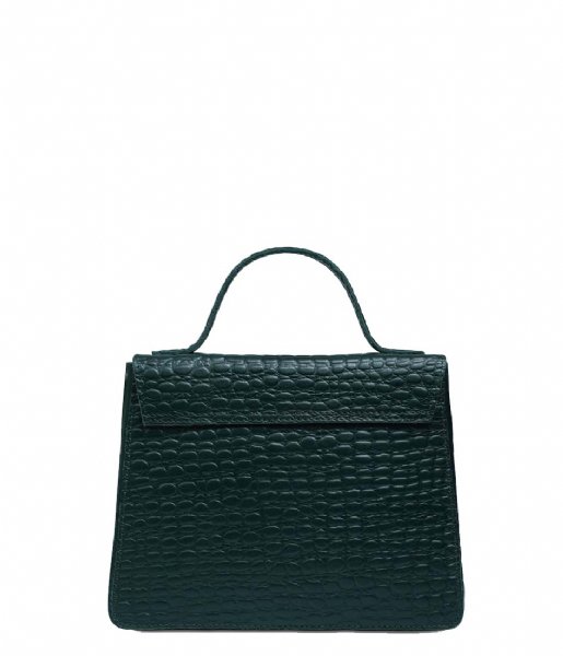 MYOMY Handtas Rose Handbag Mini Croco Green (72)