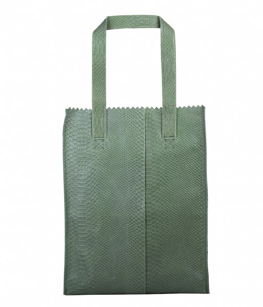 MYOMY  My Paper Bag Zipper Long Handles New anaconda sea green (10273049)