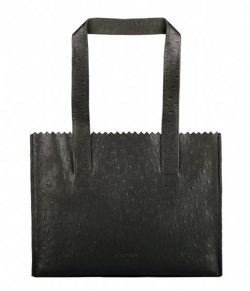 MYOMY  MY PAPER BAG Handbag ostrich black (10571302)