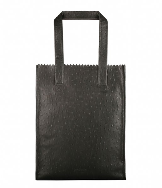 MYOMY  My Paper Bag Zipper Long Handles New ostrich black (10271302)