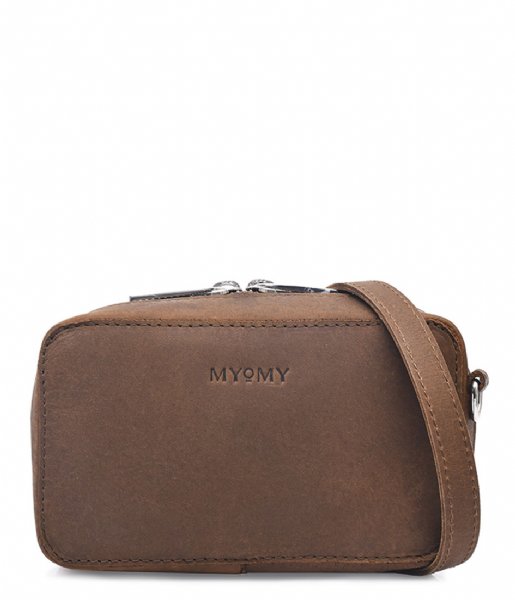MYOMY Crossbodytas My Boxy Bag Camera Hunter Mid Brown (1375-0001)