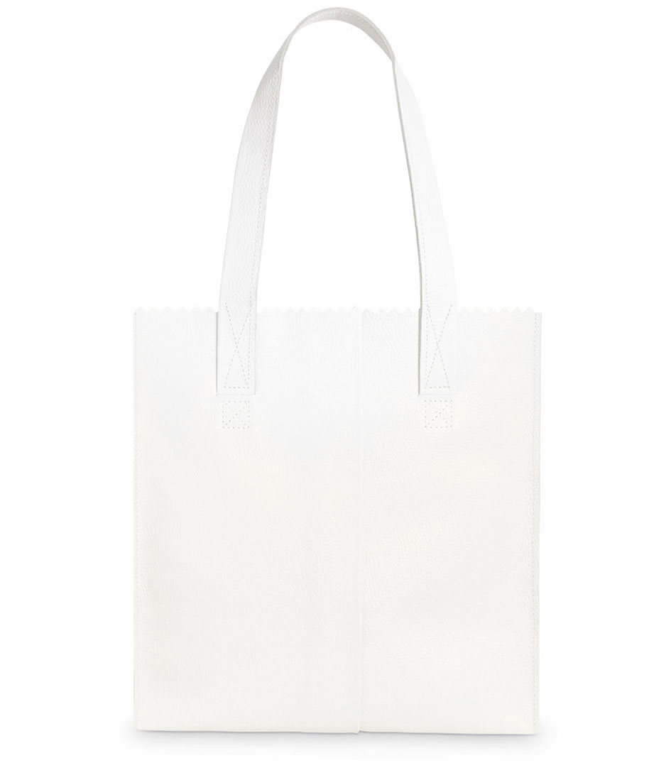 MYOMY Handbag My Paper Bag Shopper Rambler White (3624-51) | Little Bag