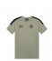 Malelions  Junior Sport Transfer T-Shirt Moss Grey-Black (968)
