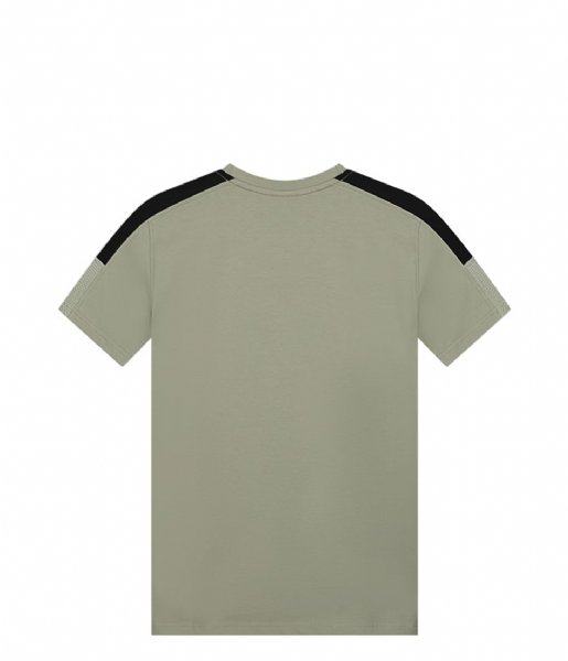 Malelions  Junior Sport Transfer T-Shirt Moss Grey-Black (968)