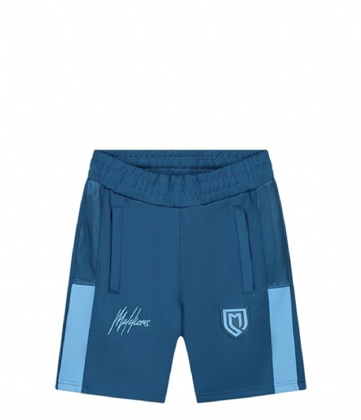 Malelions  Junior Sport Transfer Shorts Navy-Light Blue (311)