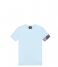 Malelions  Junior Captain T-Shirt 2.0 Light Blue-Grey (437)