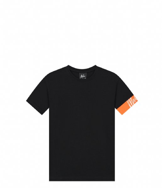 Malelions  Junior Captain T-Shirt 2.0 Black-Orange (929)