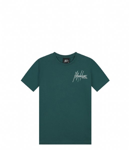 Malelions  Junior Space T-Shirt Dark Green-Mint (150)