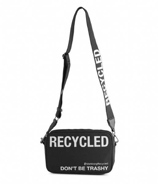 Markberg Crossbodytas Zenia Crossboy Black with white print Markberg Crossbodytas Zenia Crossboy Black with white print