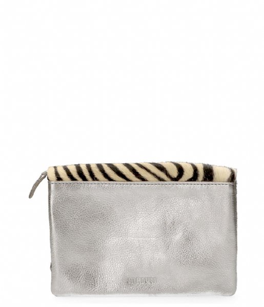 Maruti  Party Bag Metallic Silver Zebra (Q28)