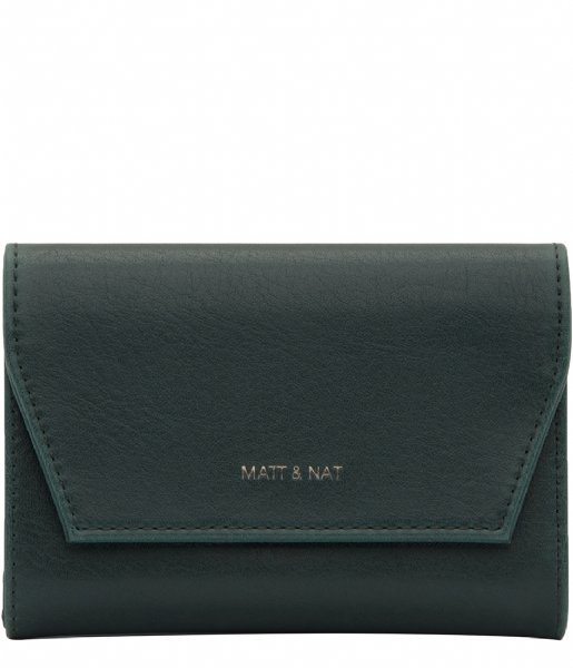 Matt & Nat  Vera Small Vintage Wallet emerald