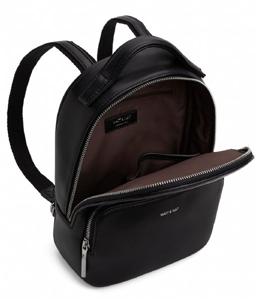 Matt & Nat Dagrugzak Carosm Loom Backpack Black | The Little Green Bag