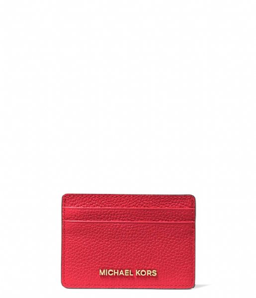 Michael Kors Pasjes portemonnee Jet Set Card Holder Crimson (602)