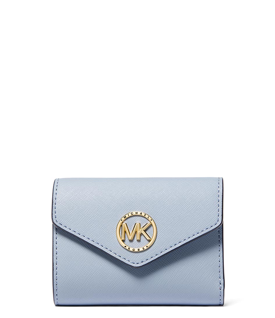 Light blue mk wallet discount