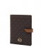 Michael Kors  Heritage Medium Tab Passport Wallet Brown Acorn (252)
