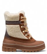 Michael Kors Ozzie Ankle Boot Natural Luggage (969)