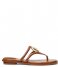 Michael Kors  Hampton Flat Sandal Luggage (230)