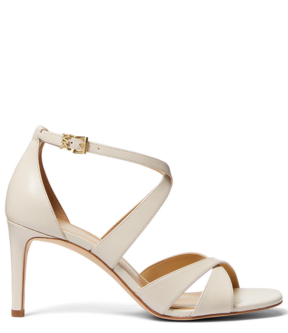 Michael Kors Sandálias Kinsley Sandal Light Cream (289) The Little Green Bag