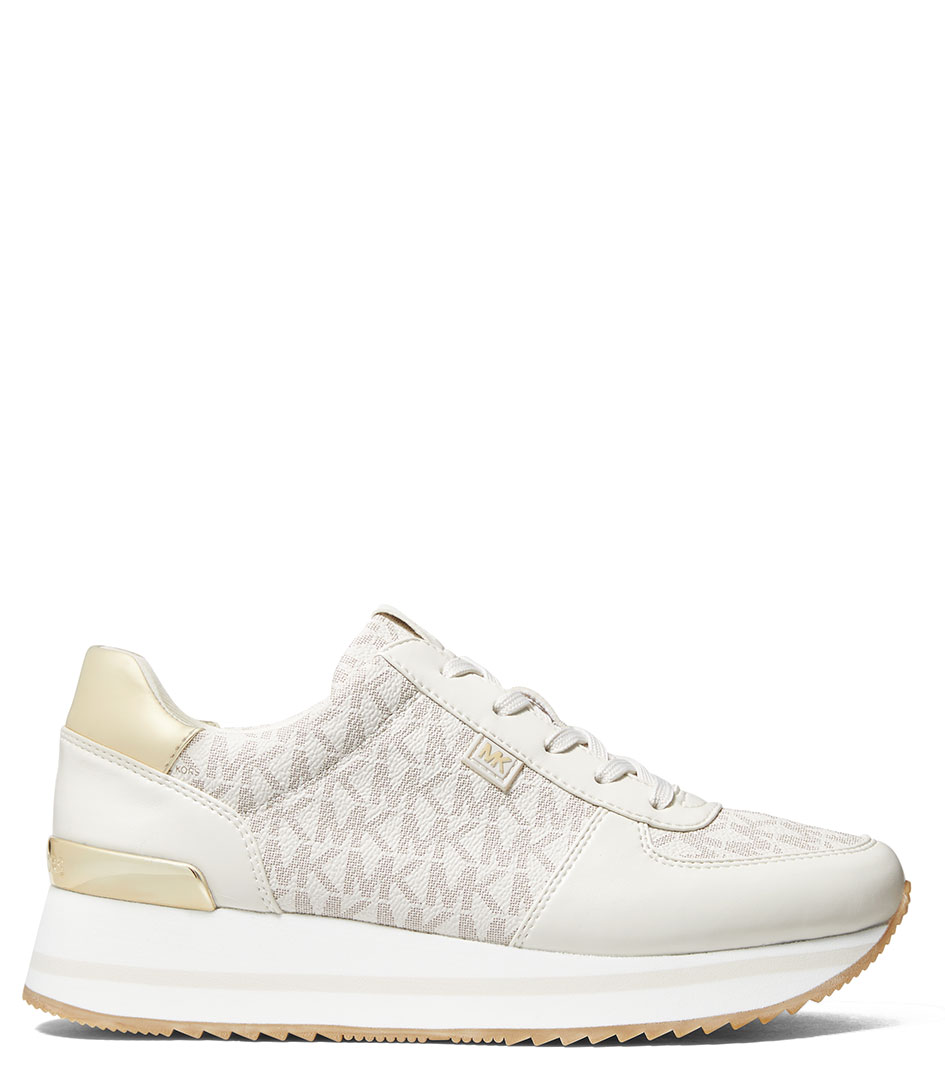 Michael Kors Sneakers Monique Trainer Cream (141) | The Little Green Bag