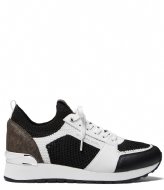 Michael Kors Billie Knit Trainer Black Optic White (012)