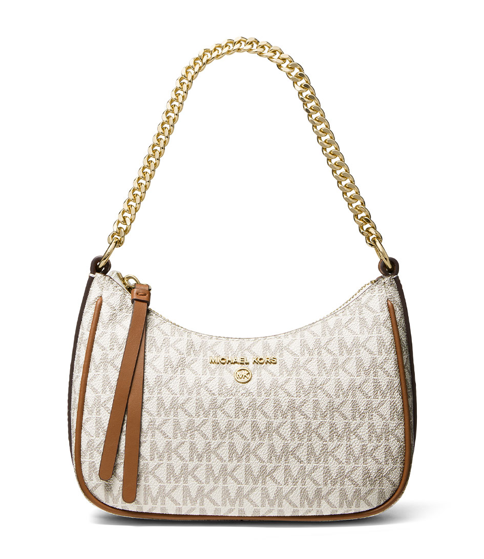 Buy Michael Kors sandrine stud signature small crossbody handbag vanilla  acorn Online