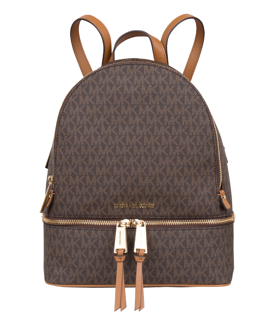 Michael Kors Everday backpacks Rhea Zip Medium Backpack vanilla & gold  colored hardware