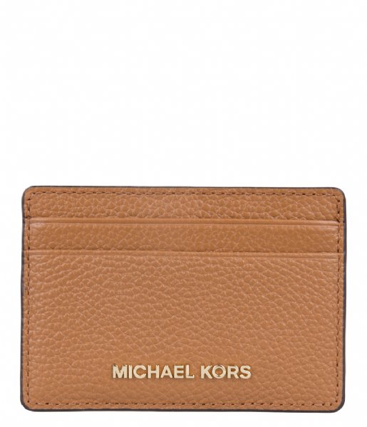 Michael Kors  Mercer Card Holder acorn & gold hardware