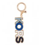 Michael Kors Sleutelhangers Raised Charm Blauw michael kors kopen in de aanbieding