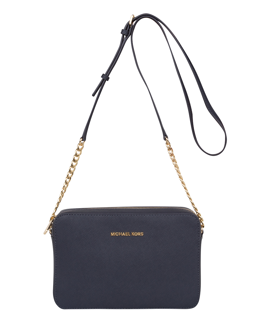 Michael Kors Crossbody bags Jet Travel Large EW Crossbody & gold colored hardware | The Little Bag