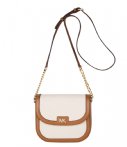Michael Kors Crossbodytassen Half Dome Crossbody Beige michael kors kopen in de aanbieding Michael Kors Crossbodytassen Half Dome Crossbody Beige michael kors kopen in de aanbieding