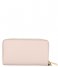 Michael Kors Ritsportemonnee Jet Set Large Flat Phone Case soft pink & gold colored hardware