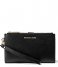 Michael Kors Clutch Double Zip Wristlet black & gold colored hardware Michael Kors Clutch Double Zip Wristlet black & gold colored hardware